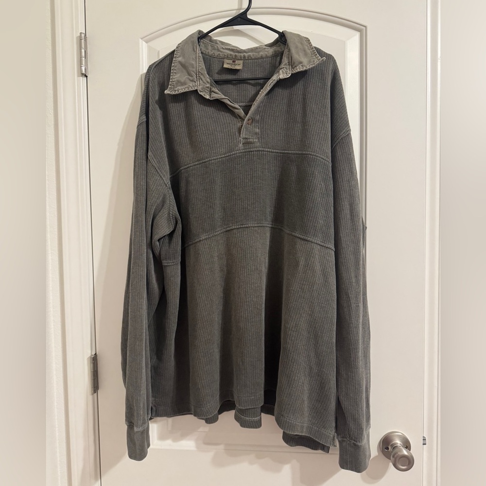 men’s woolrich collared ribbed sweater